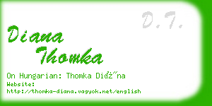 diana thomka business card